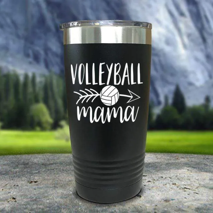 Volleyball Mama Color Printed Tumblers