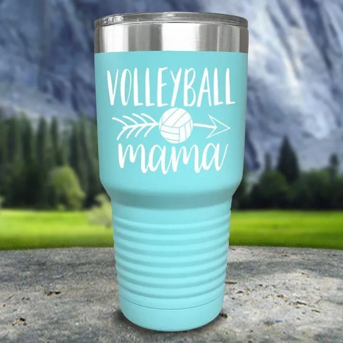 Volleyball Mama Color Printed Tumblers