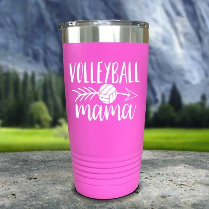 Volleyball Mama Color Printed Tumblers