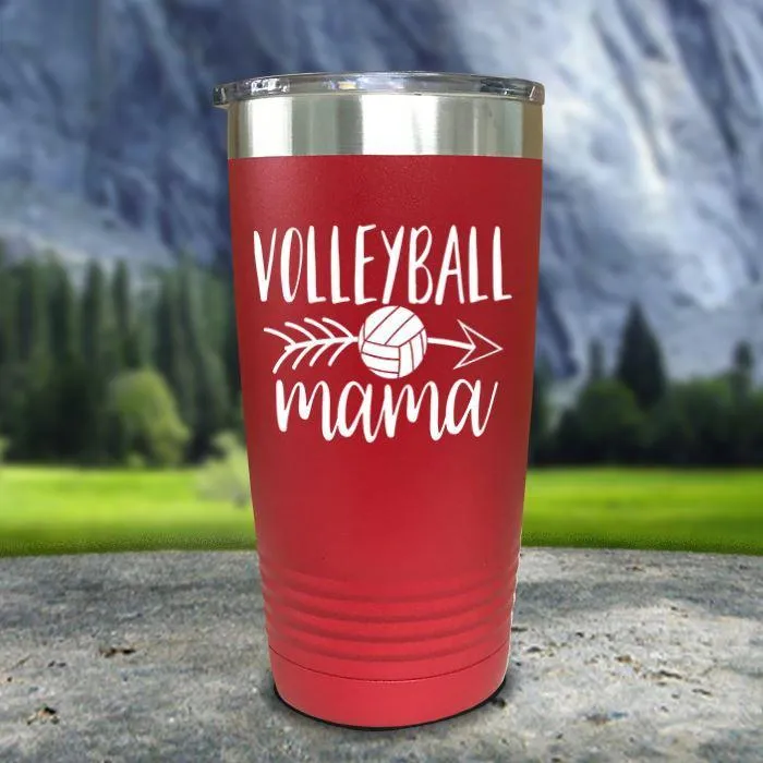 Volleyball Mama Color Printed Tumblers