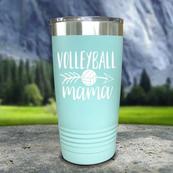 Volleyball Mama Color Printed Tumblers