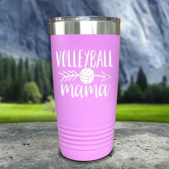 Volleyball Mama Color Printed Tumblers