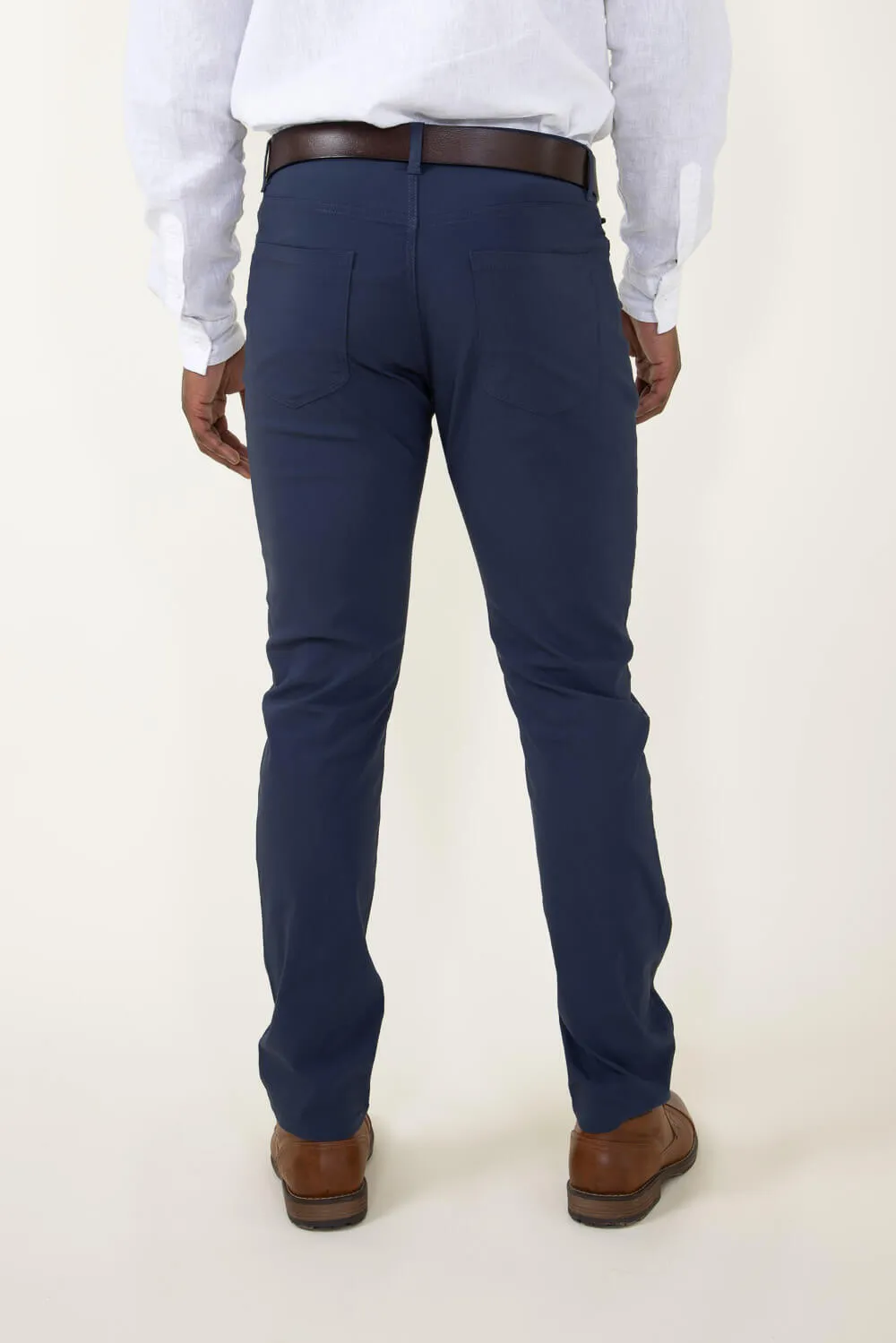 Weatherproof Vintage Lewis Faille Performance Pants for Men in Navy | W3F901-MOODINDIGO