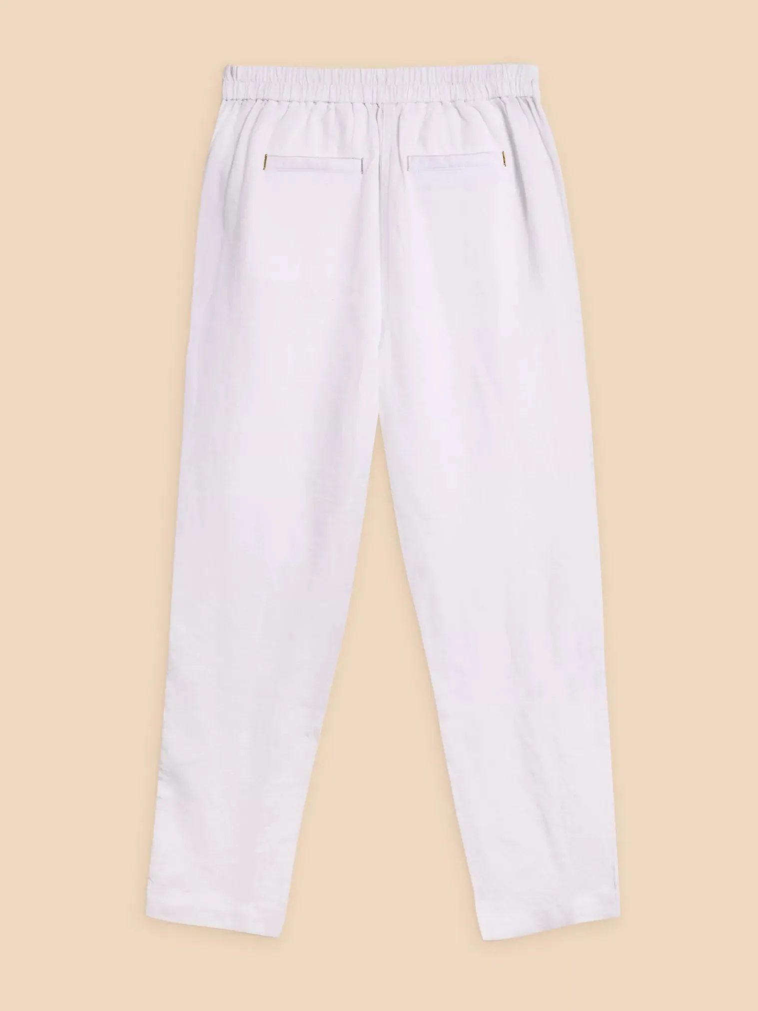 White Stuff Rowena Linen Trouser Brilliant White