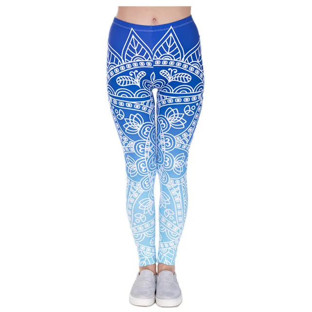 wholelsales New Fashion Women leggings 3D Printed color legins Ray fluorescence leggins pant legging for Woman 15 Colors