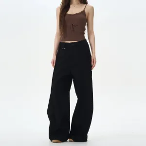 Wide-Leg Casual Pants