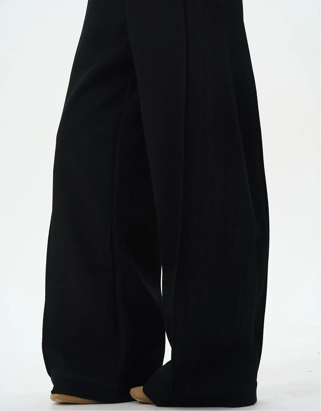 Wide-Leg Casual Pants