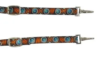 Wild West Feathered One Ear Nylon Headstall
