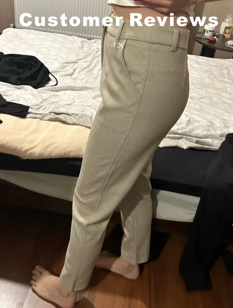 Women Harem Pencil Woolen Pants
