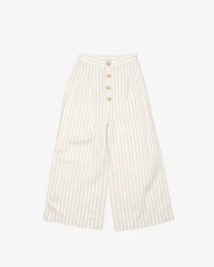 WOMEN’S LINEN WIDE LEG PANTS