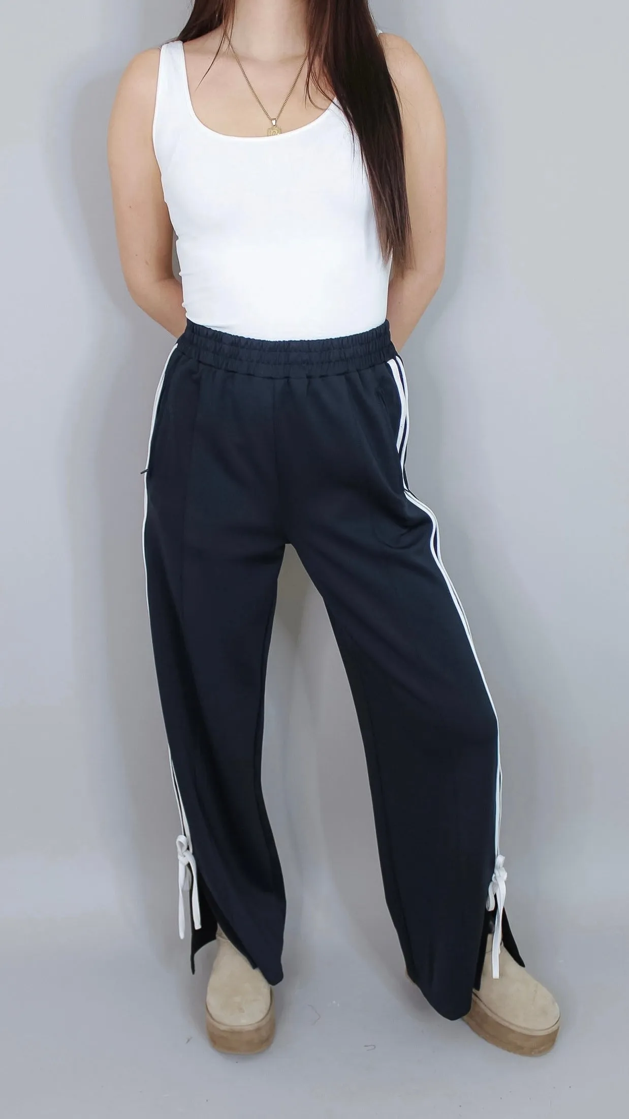 Work It Striped Track Pants