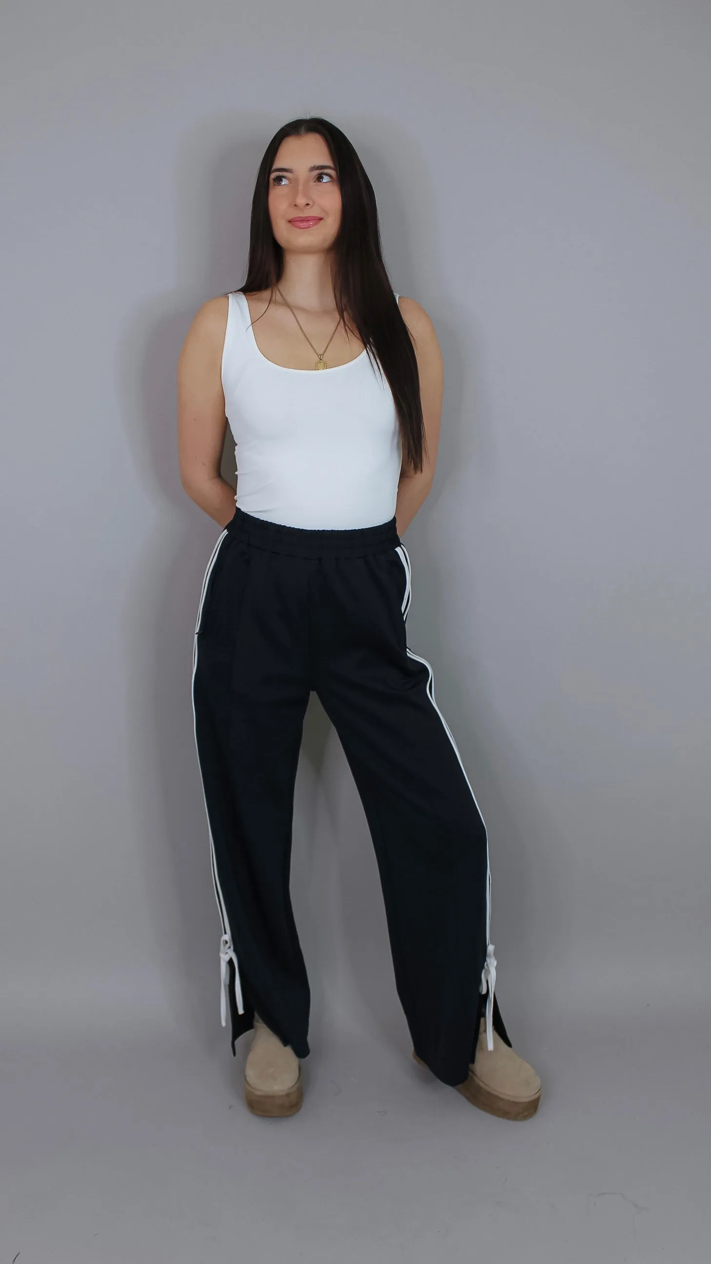 Work It Striped Track Pants