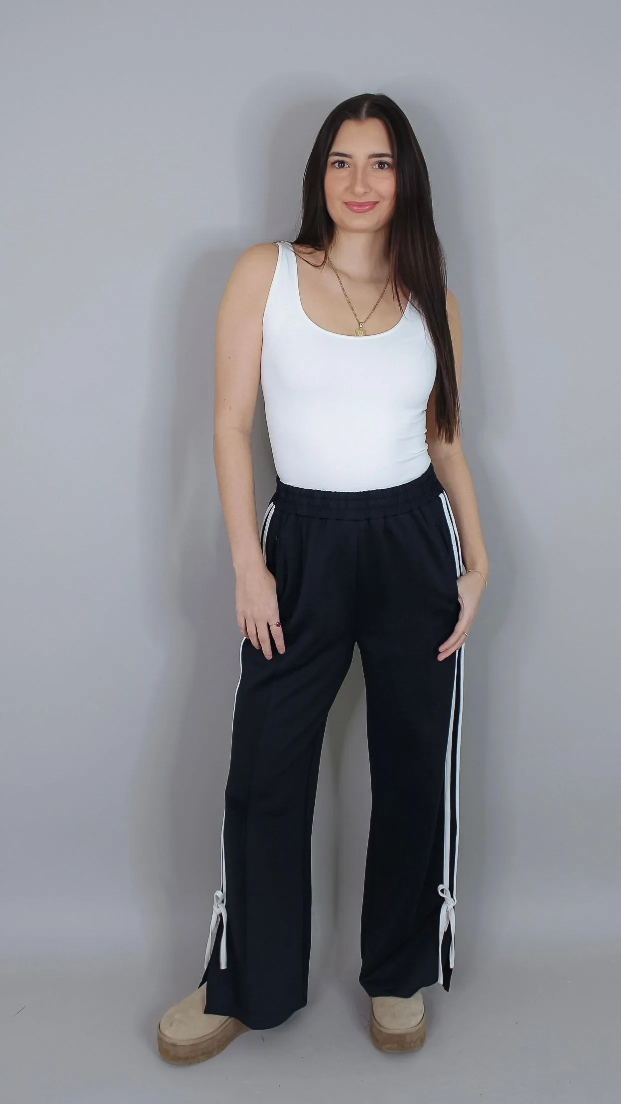 Work It Striped Track Pants