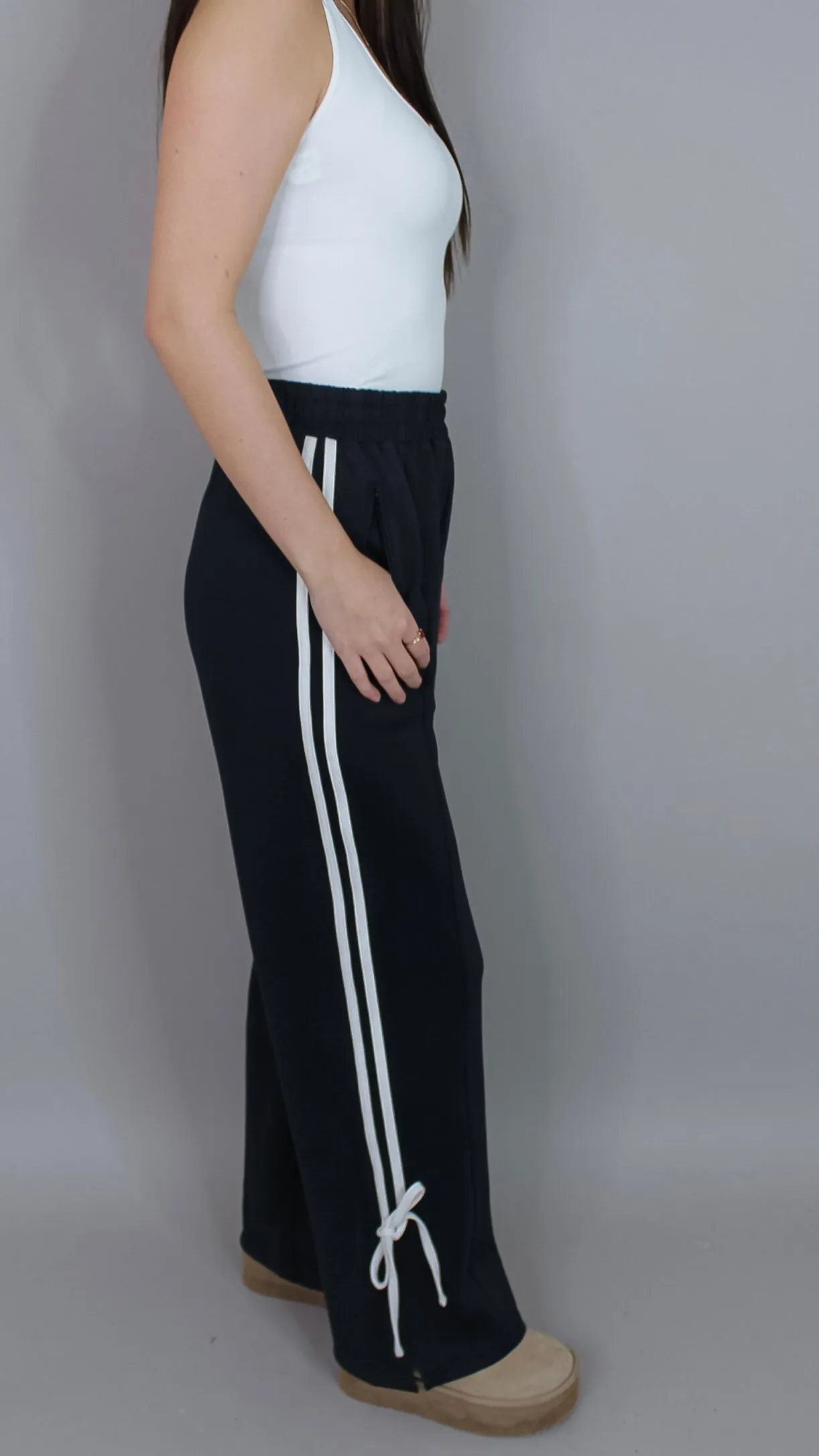 Work It Striped Track Pants