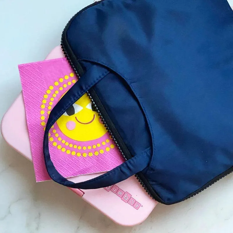 Yumbox Poche - Insulated Lunch Bag with Handles - Navy