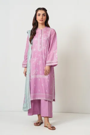 Zeen - Stitched 3 Piece Printed Lawn Suit