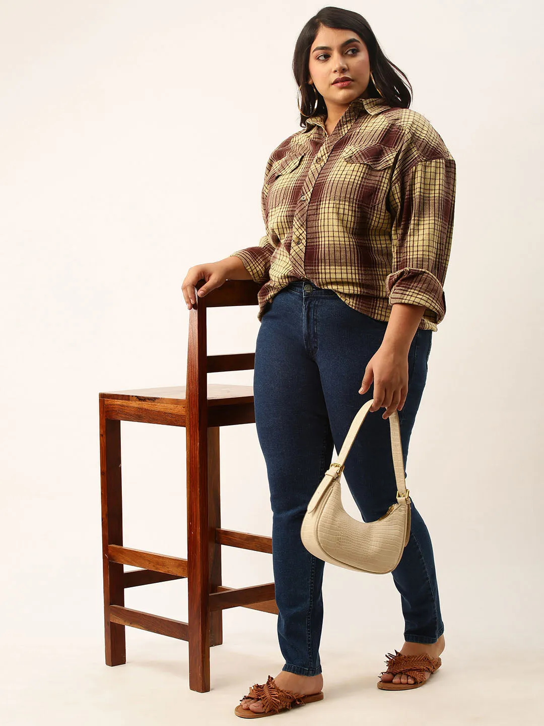 ZOLA Dx Blue Pencil Fit Full Length Denim Jeans For Women