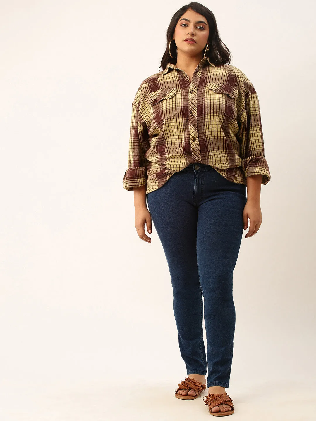 ZOLA Dx Blue Pencil Fit Full Length Denim Jeans For Women